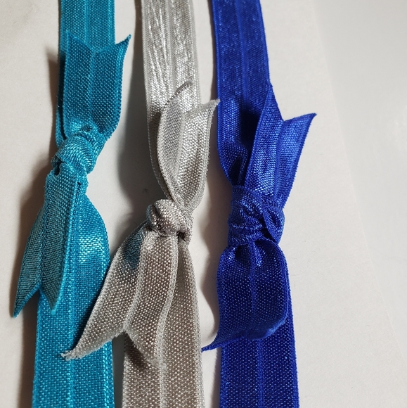 3/$20 blue Baby Girls bow headband hair accessories set of 3, Size 12 months - Picture 3 of 6